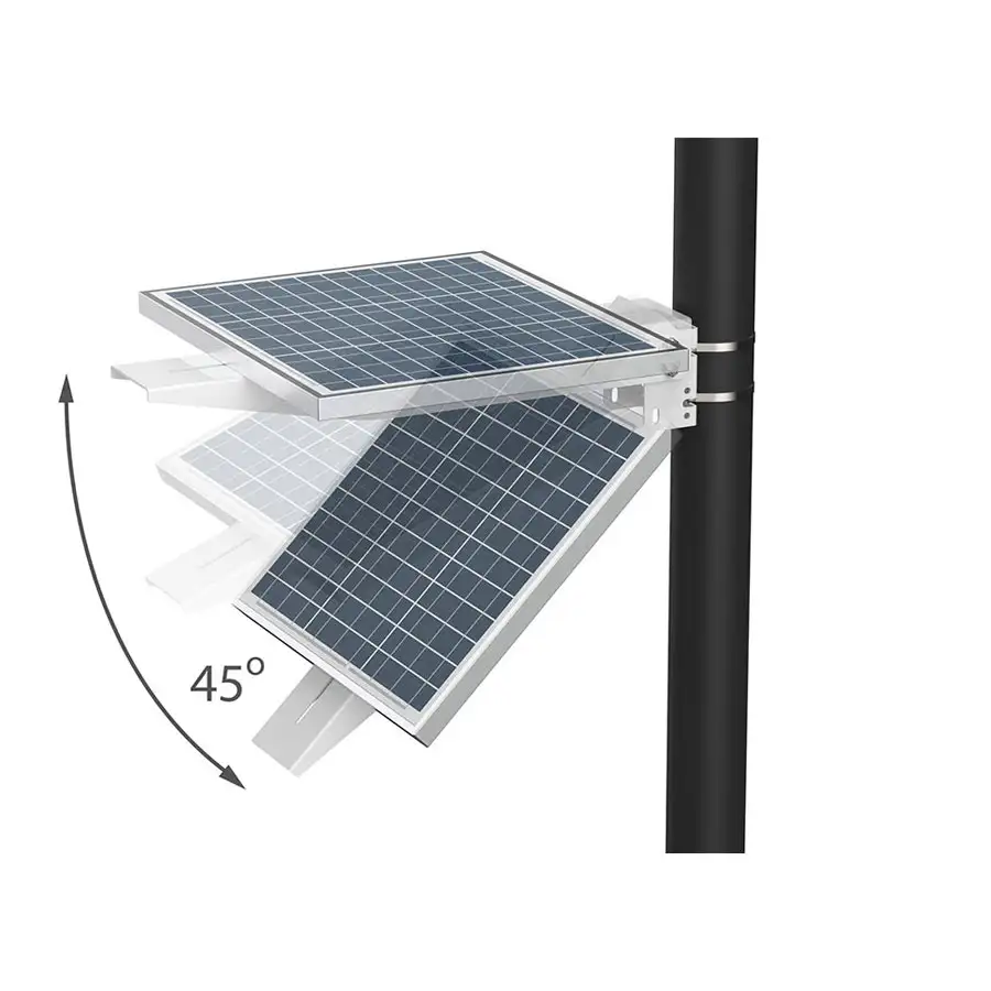 30W Solar Panel side view