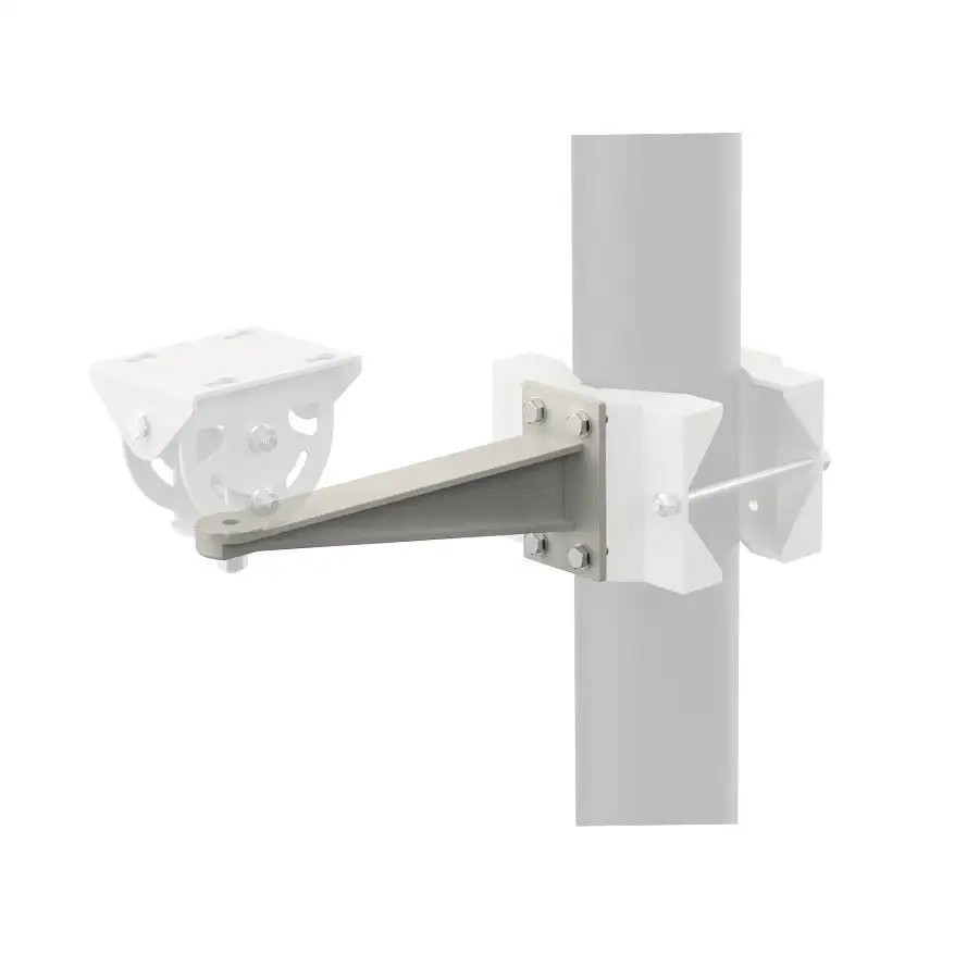 Wall Mount Bracket Side View with Fixings